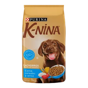 Alimento para Perros K-Nina Purina Cachorro Carne Arroz y Creales 1kg